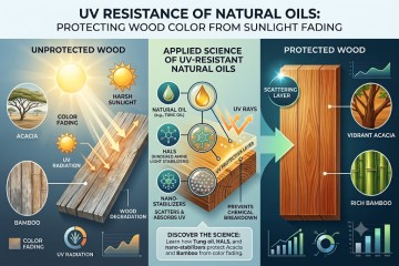 UV Resistance of Natural Oils: Protecting wood color from sunlight fading